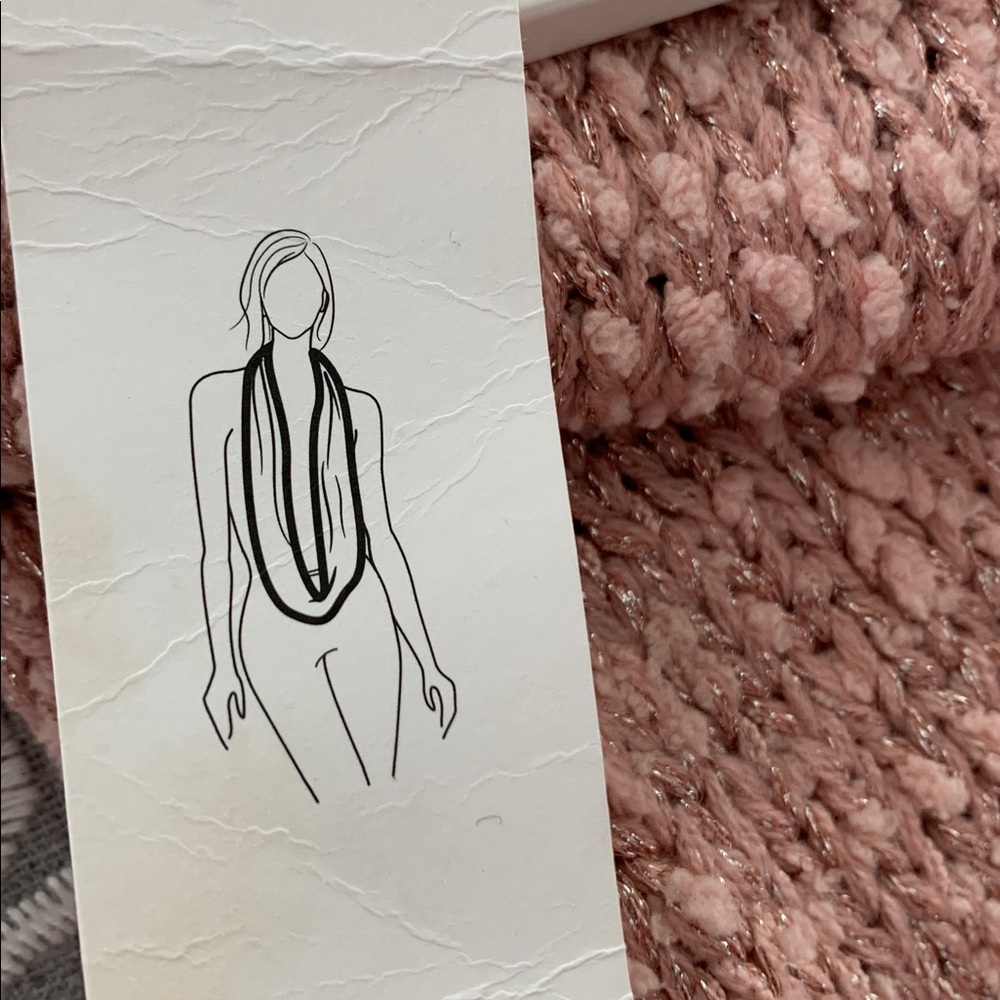 Calvin Klein Pink Infinity Loop Scarf - NWT